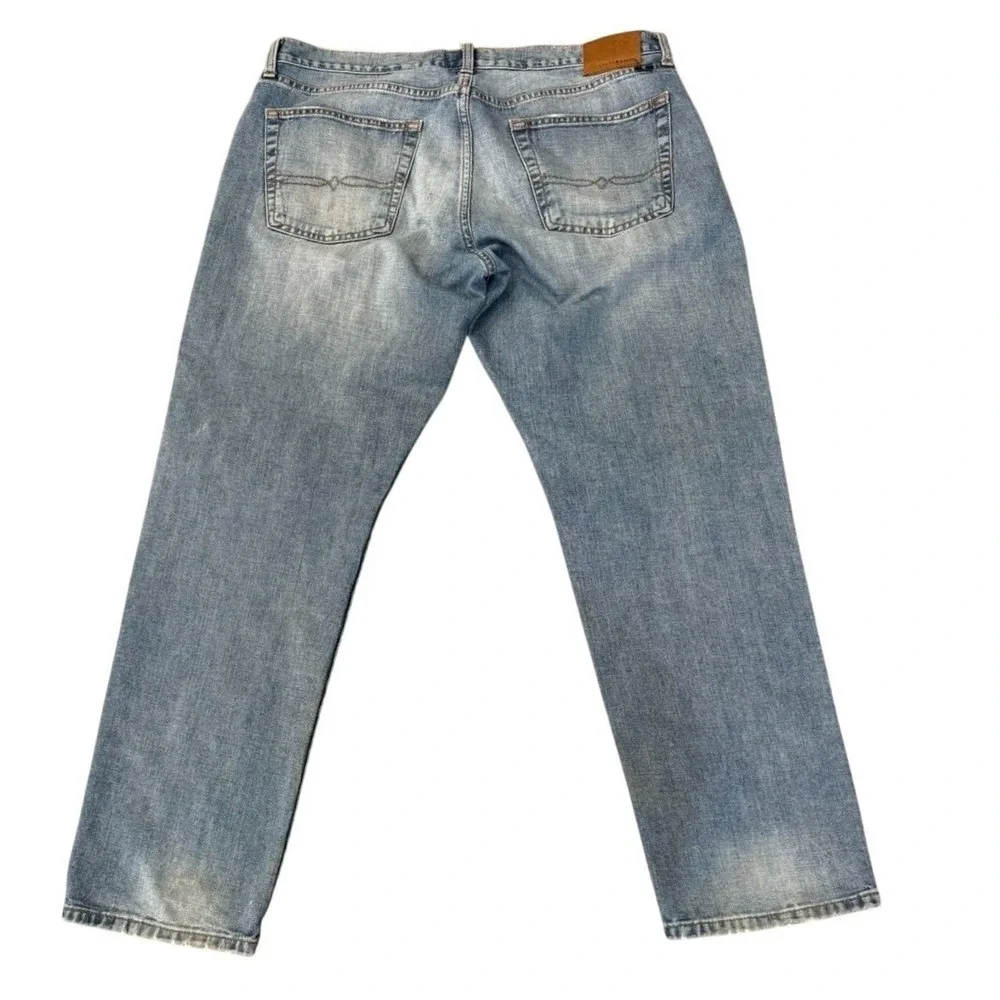 Lucky Brand Men's 221 Original Straight Distressed Faded Jeans Size 38 Inseam 31